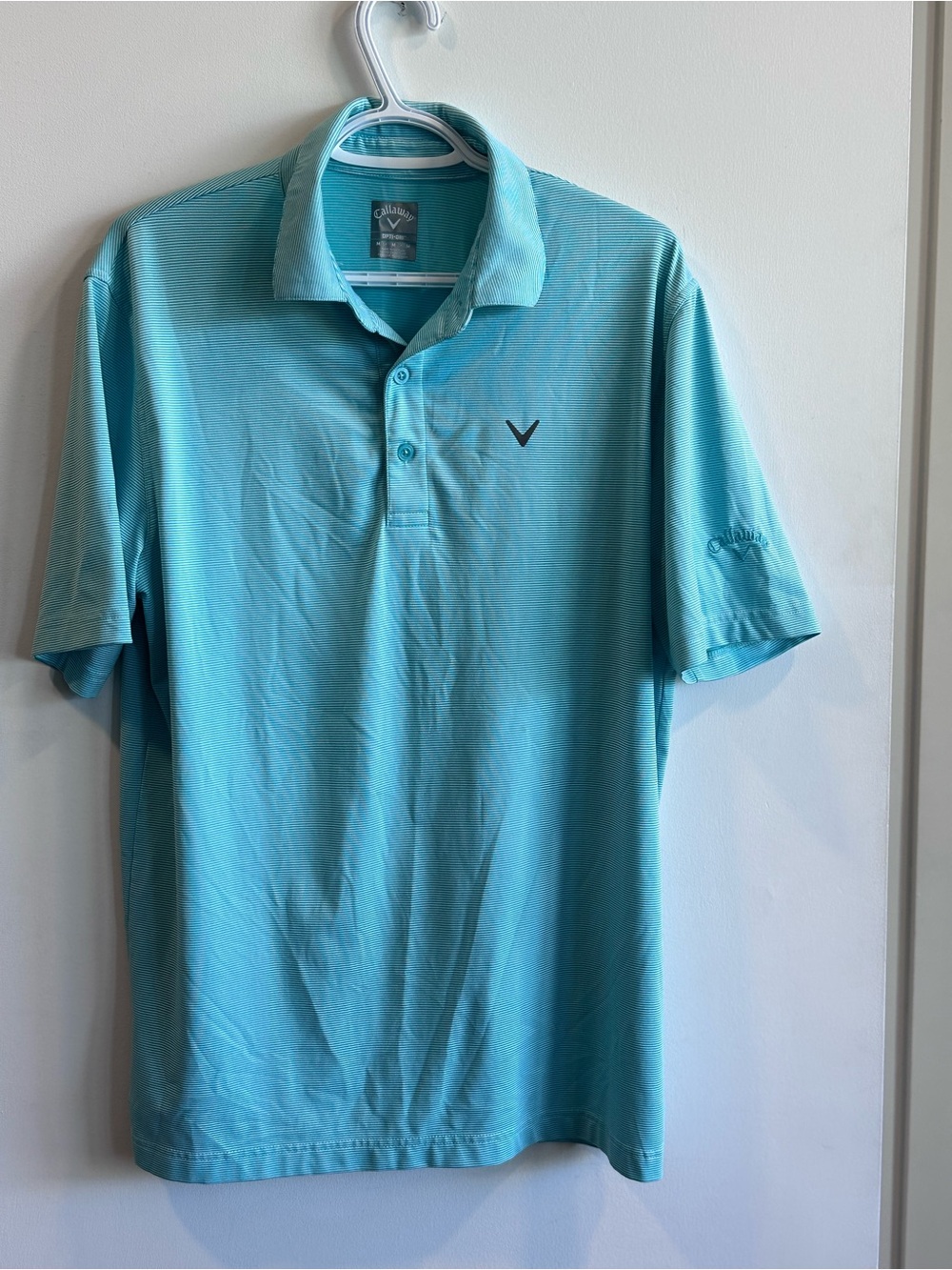 Callaway Men’s Aqua/Turquoise Golf Polo